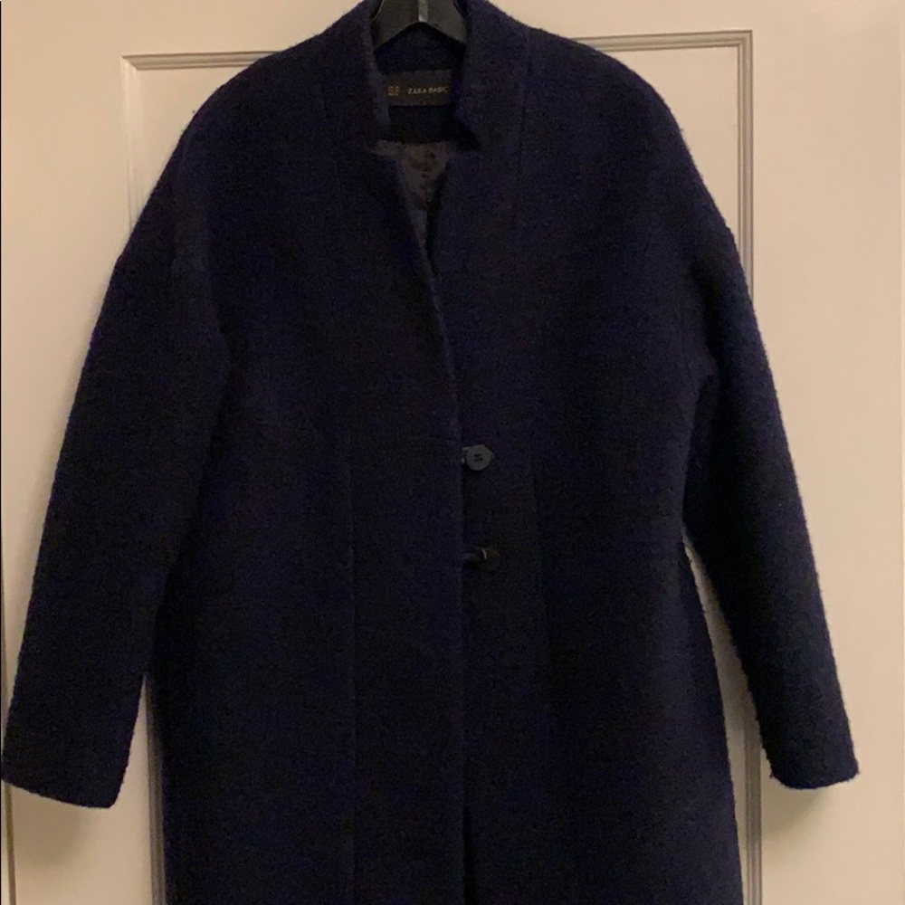 Zara coat in navy